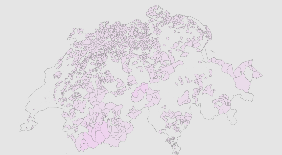 Switzerland Admin Relations with Postal Code in Switzerland