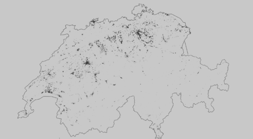 Switzerland Postal Code Example Reconstruction of postal code areas using Openstreetmap - metashapes.com