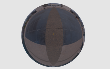 Plane Ground Texture Reconstructing Ground Plane from Spherical Environment Texture ...